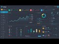 Responsive Admin Dashboard Design Using HTML CSS & JavaScript