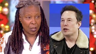 Whoopi Is Out - 'The View' Will Be Off The Air If Elon Musk Sues ABC/Dis!