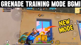 BEST GRENADE TRAINING MODE IN BGMI | GRENADE PRACTICE MODE