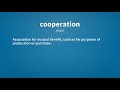 cooperation meaning of cooperation 📖 📖 📖 📖 📖