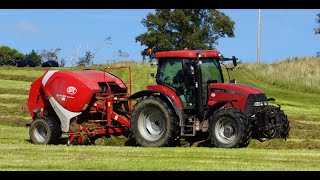 Baling and wrapping 2nd cut silage, Sept 4th 2023