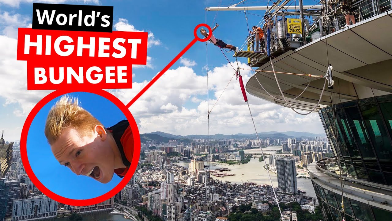 World's Highest Bungee Jump | 233 Meters (764 Ft) - YouTube