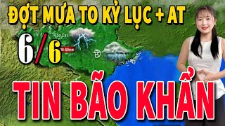 Dự báo thời tiết hôm nay mới nhất ngày 6/6 | Dự báo thời tiết 3 ngày tới#thờitiết