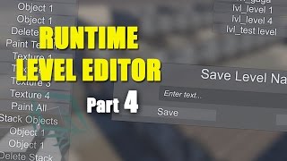 Unity 5 Tutorial Runtime Level Editor Part 4 Loading Files & Level Manager