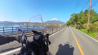 【音声消えてます】山中湖長池親水公園から見える富士山