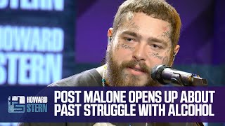 Post Malone Opens Up About His Past Struggle With Alcohol
