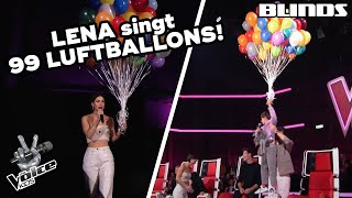 Coach Lena singt "99 Luftballons": Riesen-Luftballon-Geschenk! | The Voice Kids 2023