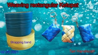 Tutorial ke 254 - Weaving Rectangular Cube ( Strapping Band )