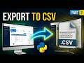 Add CSV Export to Your Dash Table with 2 Lines of Code | Python Dash Tutorial