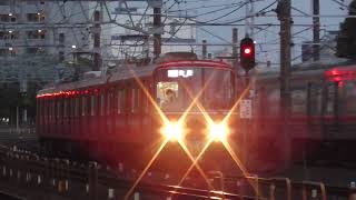 名鉄6522F(6422F) 1845ﾚ普通佐屋 神宮前駅～金山駅間