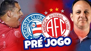 AMÉRICA vs BAHIA em SALVADOR | Alvirrubro é zebra pela COPA DO NORDESTE