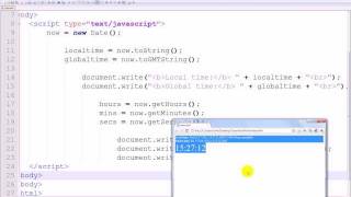 JavaScript Tutorial - 18 - Date and Time objects