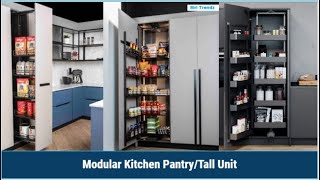 Modular kitchen tall unit | Kitchen tall unit design | Kitchen pantry unit