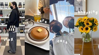 vlog 유니클로 슬렉스 리뷰, 힙지로 데이트(분카샤\u0026청와옥), 회기 돌곱창 맛있어