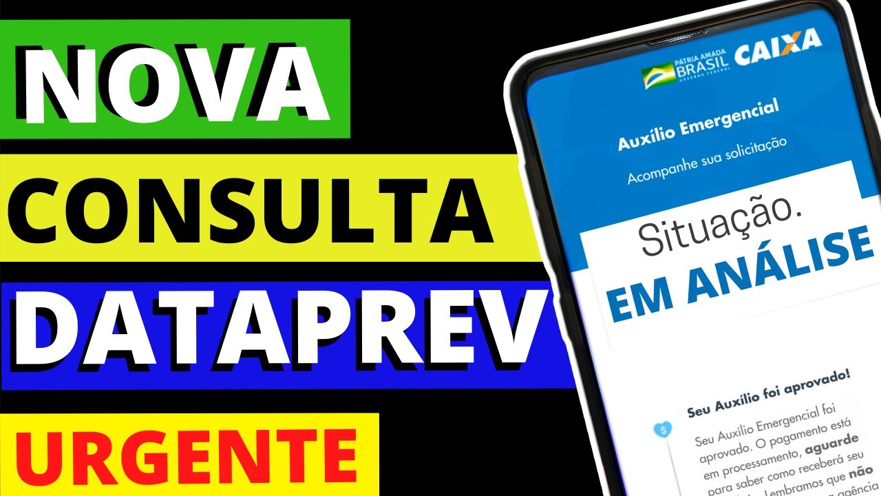 Consulta DATAPREV - Auxílio Emergencial - INÉDITO Confira #caixa - YouTube