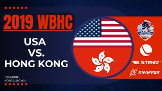 2019 WBHC Day 6: USA vs. Hong Kong (Cross Over Qualification)