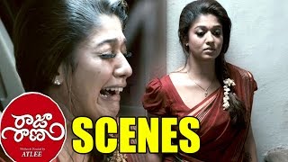 Raja Rani Movie Scenes - Heart Touching Emotional Scene Regina Crying For Surya - Nayanthara