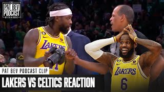 Pat Bev Reacts To Controversial Lakers Celtics Ending