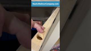 Install a ball catch on closet doors