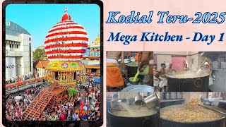 KODIAL TERU 2025 I Mega Kitchen - Day 1 I DWAJAROHAN I #megakitchen #kodialteru2025 #templefestival