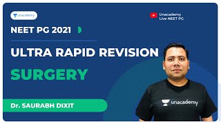 Ultra Rapid Revision - Surgery | NEET PG 2021 | Dr. Saurabh Dixit