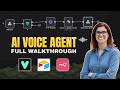 Build an AI Voice Agent That Answers Calls & Books Appointments Step-by-Step