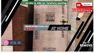 Make Something art  is live!! furniture get chokat barshod making!!