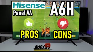HISENSE A6H (A6HV) con Panel VA: PROS Y CONTRAS / Smart TV 4K