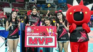 🔴 LIVE DELAY ◆ RED SPARKS VS PINK SPIDER ◆ ROUND - 4 ◆ KOREAN V-LEAGUE 2024-2025,Ilustrasi