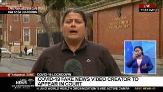 COVID-19 Lockdown | Fake news video creator appears in court
