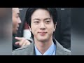 bts jin arrival red carpet at gucci fashion show full fancam jin 진 in milan fashion week 2025