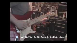 DiMarzio Air Zone \u0026 Air Norton Pickup Demo - DP192 \u0026 DP193