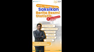 Rilis Berita Resmi Statistik Indikator Strategis Provinsi Bali 1 November 2024