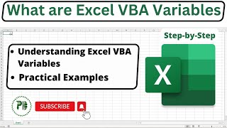 Excel VBA Variables and Data Types: Declare and Initialize variables in Excel VBA #vba #excel