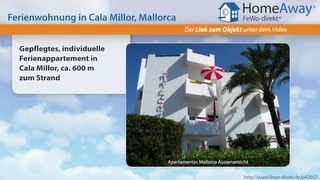 Cala Millor: Gepflegtes, individuelle Ferienappartement in Cala Millor, ca - FeWo-direkt.de Video