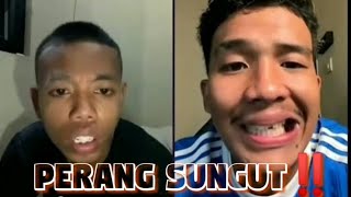 Ges lila tara ketemu,sekali ketemu perang sungut‼️udin vs iting