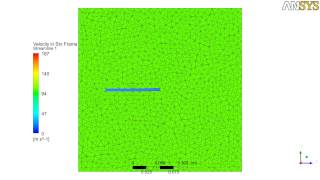 Wind induced Vibration of Cantilever plate at wind speed of 18m/s