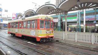 伊予鉄道モハ50形電車　松山市駅