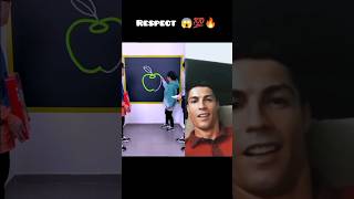 Ronaldo Reacts video 🙏🔥🥶 #short #shorts #reaction #viral #cr7 #football  #respect #fyp #tiktok