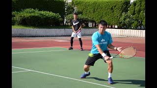 【テニス/ダブルス】江坂啓・山本敬士vs高橋寛斗・中村悠人