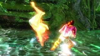 Tekken 6 Nina(barefoot vs Christie)