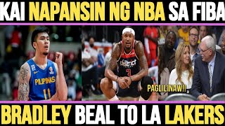 Breaking: Kai SOTTO NAPANSIN ng NBA dahil sa FIBA | Bradley BEAL to LAKERS PAGLILINAW