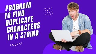 Find duplicate Characters in a String | Java code | Tamil explanation