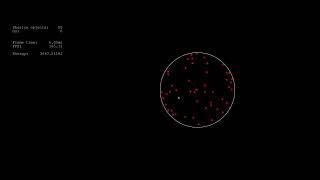 Charged Particles Simulation in python 4