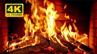 🔥 Cozy Fireplace 4K (12 HOURS). Fireplace with Crackling Fire Sounds. Crackling Fireplace 4K