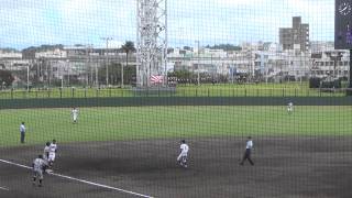 糸満ー宮古４回表 2015年夏高校野球沖縄大会準決勝