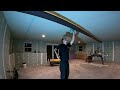 Complete Basement Renovation Time Lapse 1 Year Remodel Start to Finish