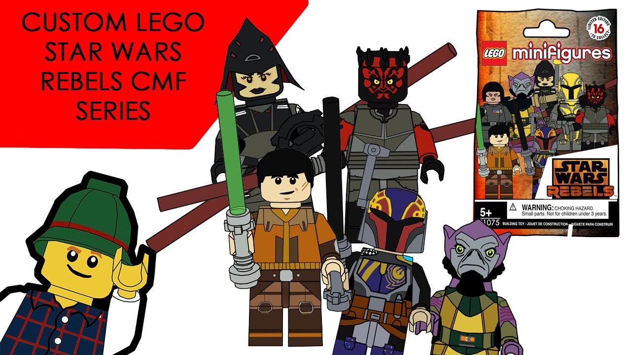 Custom Lego Star Wars Rebels CMF Series!!! | Bricks In Lithuania - YouTube