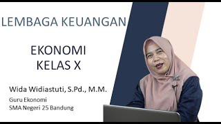 VIDEO PEMBELAJARAN || EKONOMI || LEMBAGA KEUANGAN || KELAS X