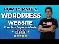 How To Make A Wordpress Website 2020 - Easy For Beginners